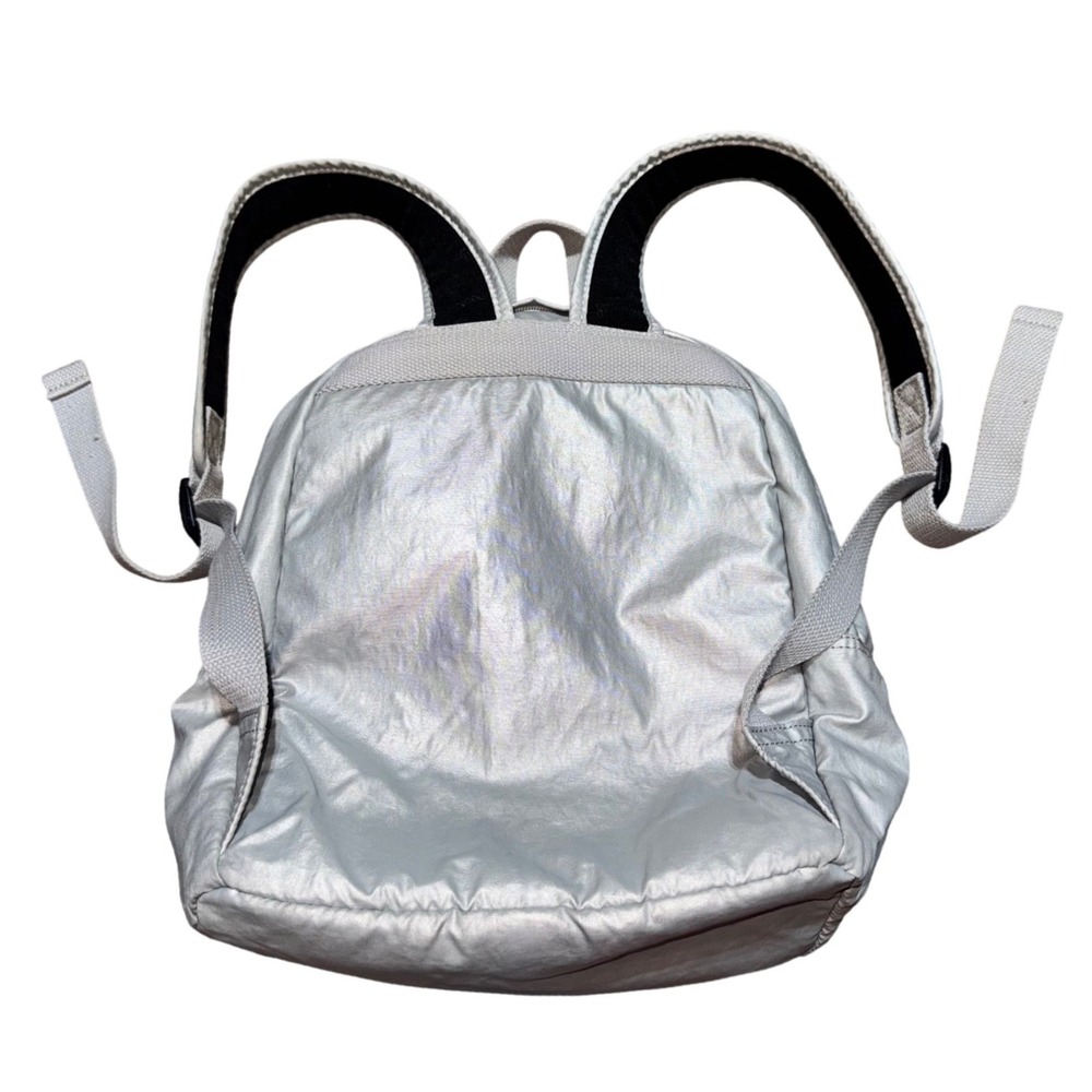Kipling City Pack Small Backpack Metallic Silver … - image 2